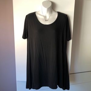 BAD LUCK NY Long black top, loungewear like